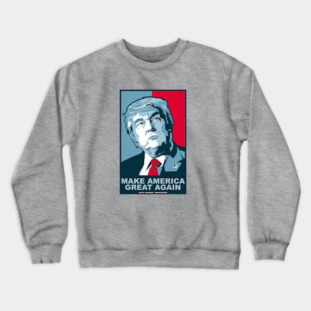 President Trump Crewneck Sweatshirt by samcankc